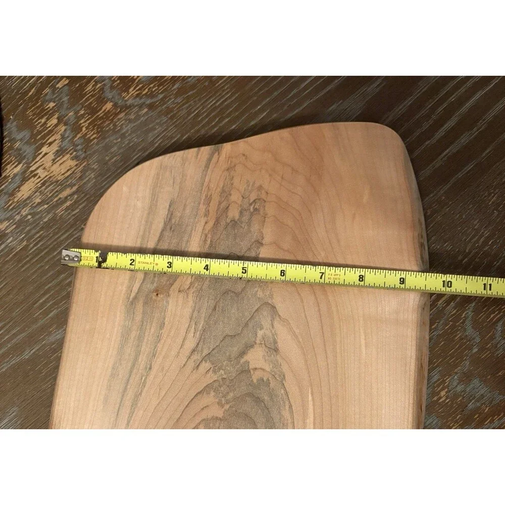 Handmade Live Edge Wood Charcuterie Serving Board - Rustic Cutting Board ~21in